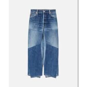 NEW! RE/DONE LEVI'S Engineered Tapered $675 msrp Size 26 Indigo Jeans G12-14